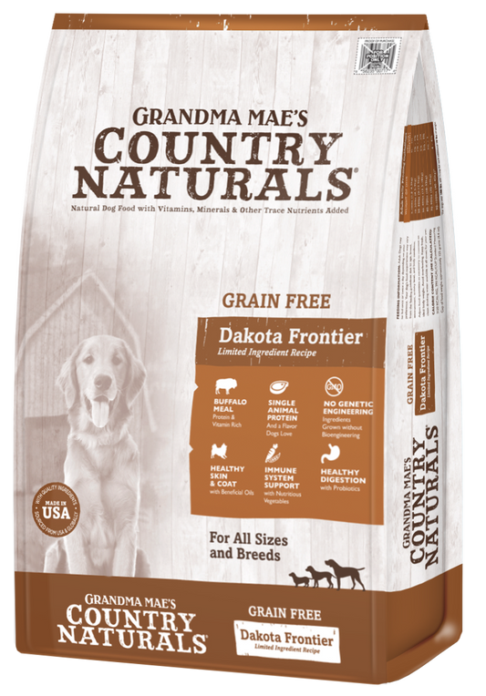 Grandma Mae's Country Naturals Grain Free Dakota Frontier Buffalo Meal