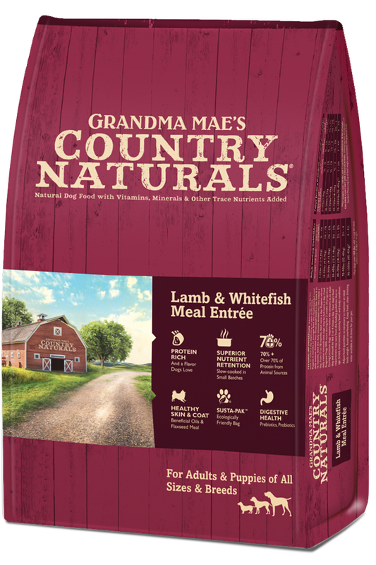 Grandma Mae's Country Naturals Lamb & Whitefish Meal Entree