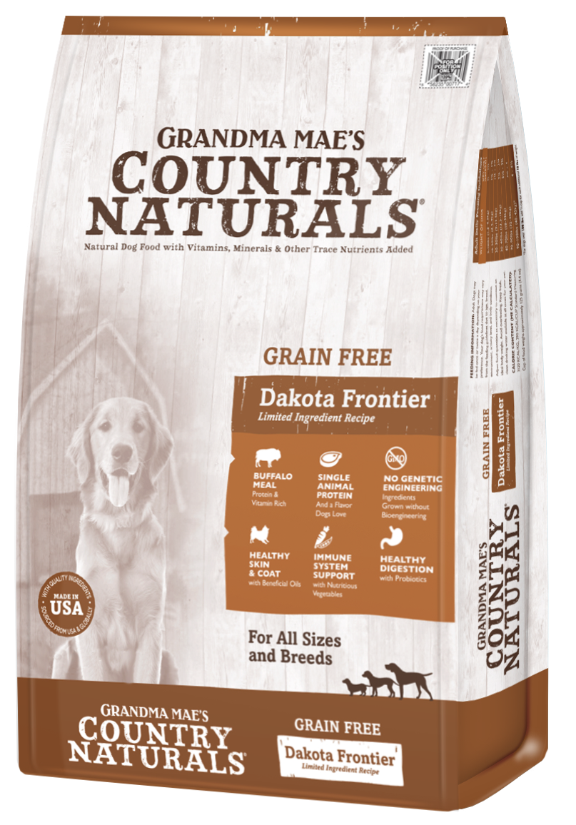 Grandma Mae's Country Naturals Grain Free Dakota Frontier Buffalo Meal