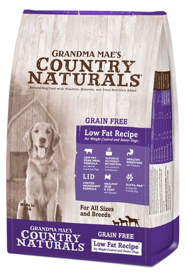 Grandma Mae's Country Naturals Grain Free Low Fat Recipe