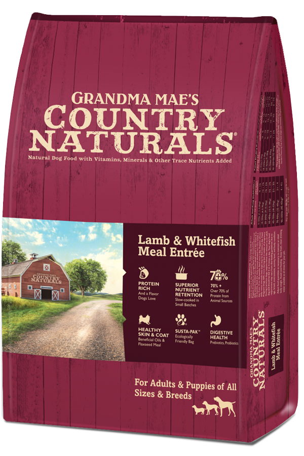 Grandma Mae's Country Naturals Lamb & Whitefish Meal Entree